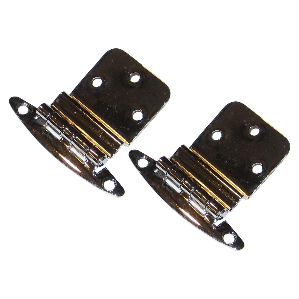 Perko - Chrome Plated Brass Inset Hinges -  3/8" - 0271DP0CHR