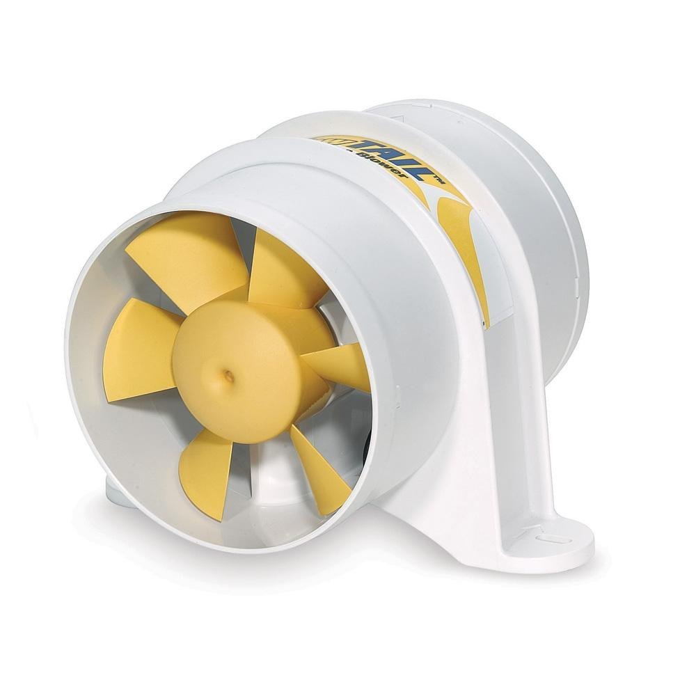 Shurflo by Pentair YELLOWTAIL 4" Marine Blower - 12 VDC, 215 CFM - 277-4110