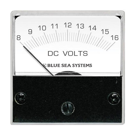 Blue Sea 8028 DC Analog Micro Voltmeter - 2" Face, 8-16 Volts DC - 8028