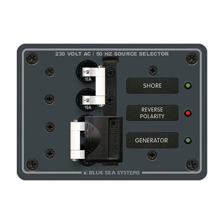 Blue Sea 8132 AC Toggle Source Selector (230V) - 2 Sources - 8132