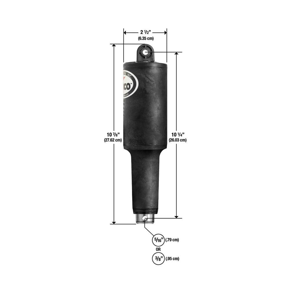 Lenco 101XDS Short Extreme Duty Actuator - 12V - 2-1/4" Stroke w/5/16" Hardware - 15057-001