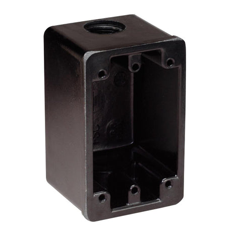 Marinco FS Box Black f/15A, 20A, 30A Receptacles - 6080