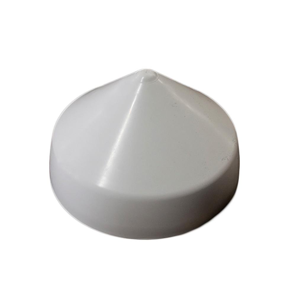 Monarch White Cone Piling Cap - 6" - WCPC-6