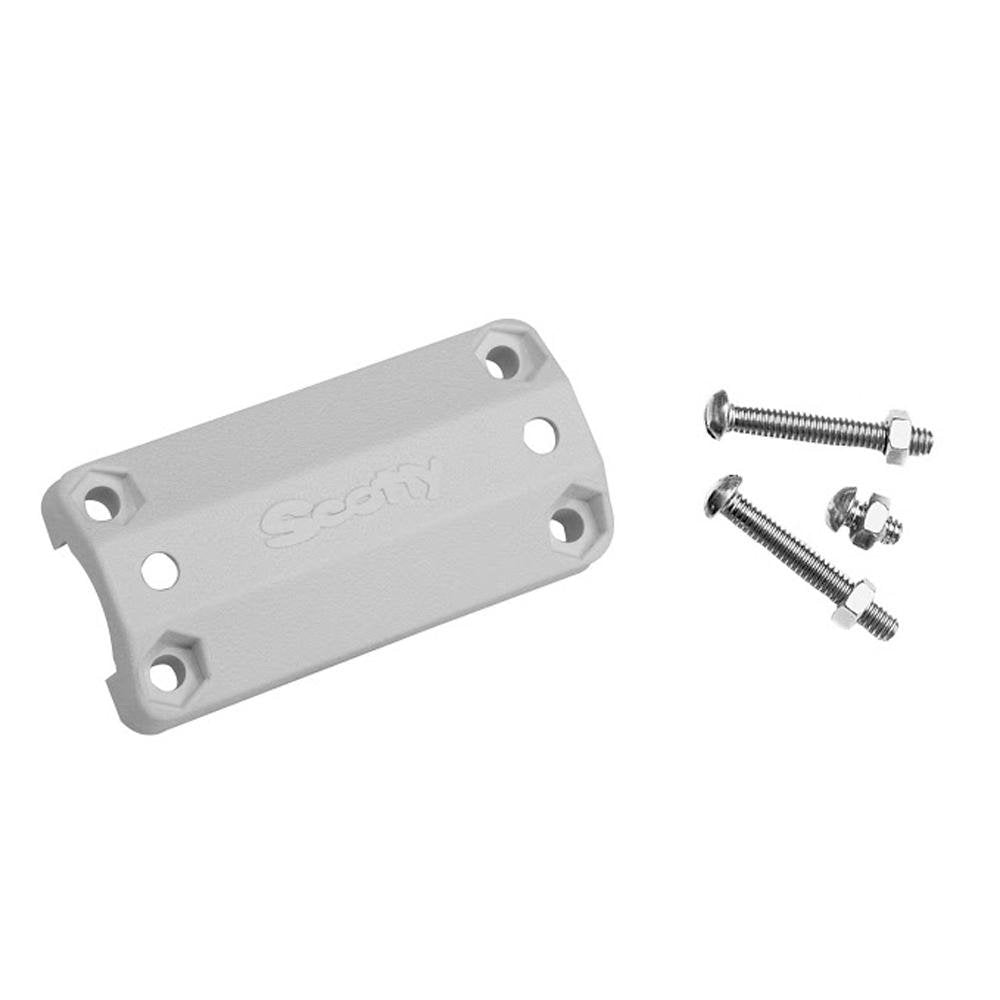 Scotty 242 Rail Mount Adapter - 7/8"-1" - White - 242-WH