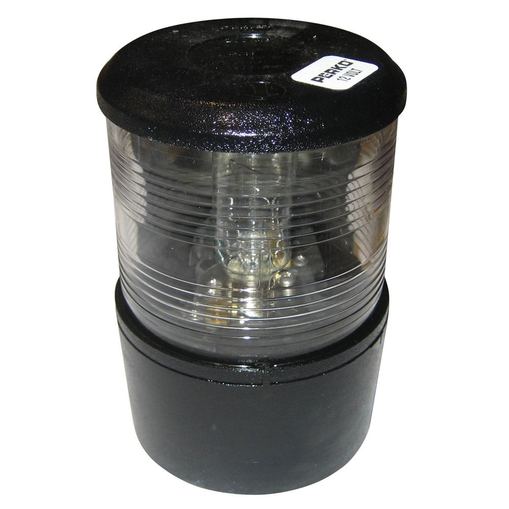 Perko Masthead Light f/Sail or Power Less Than 20M - 12VDC - Black Base Mount/White Light - 0200MB0DP1