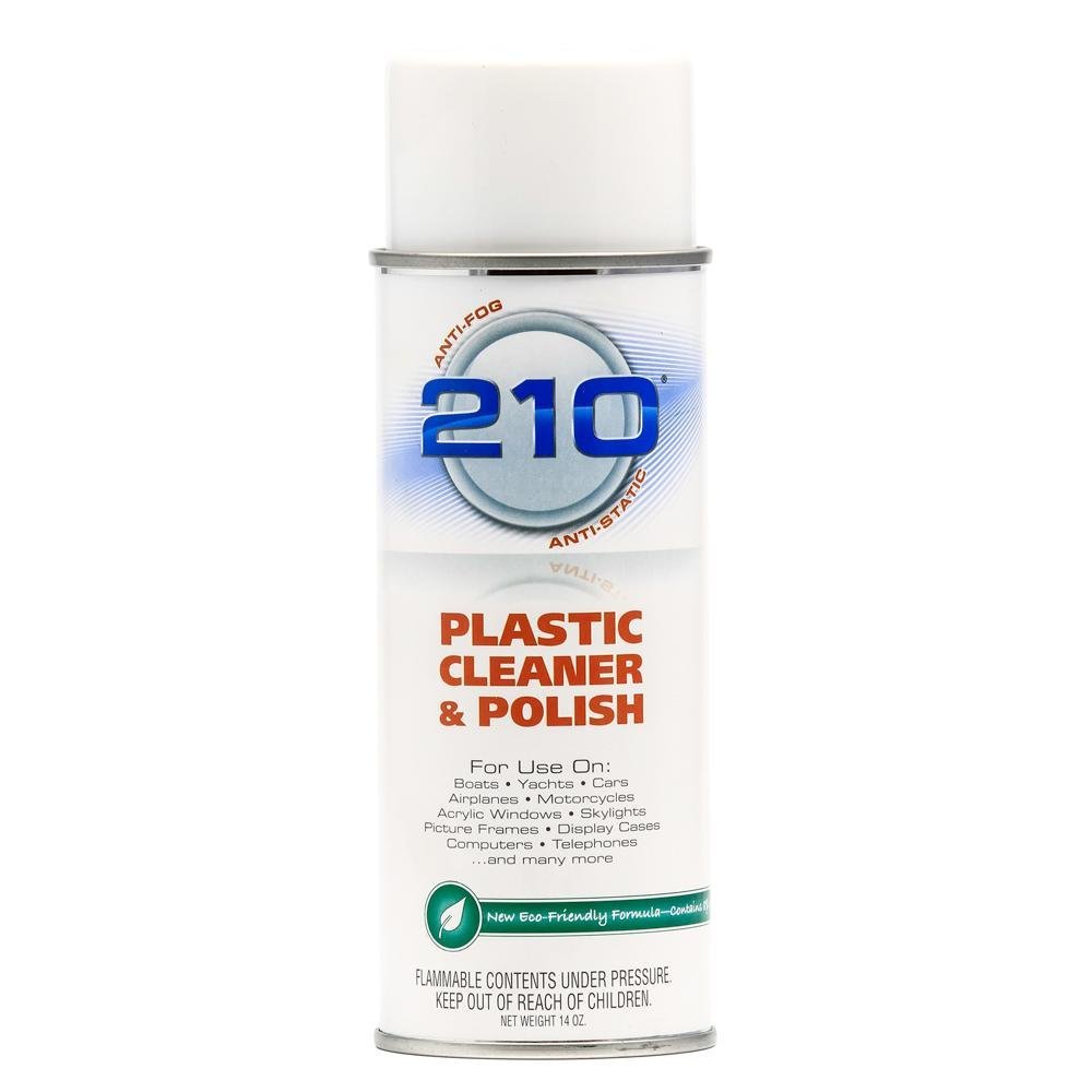 Camco 210 Plastic Cleaner Polish 14oz Spray - 40934