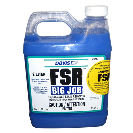 Davis - FSR Big Job Fiberglass Stain Remover - 2-Liter - 792