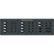 Blue Sea 8375 Panel DC 12 Position Horizontal BL - 8375