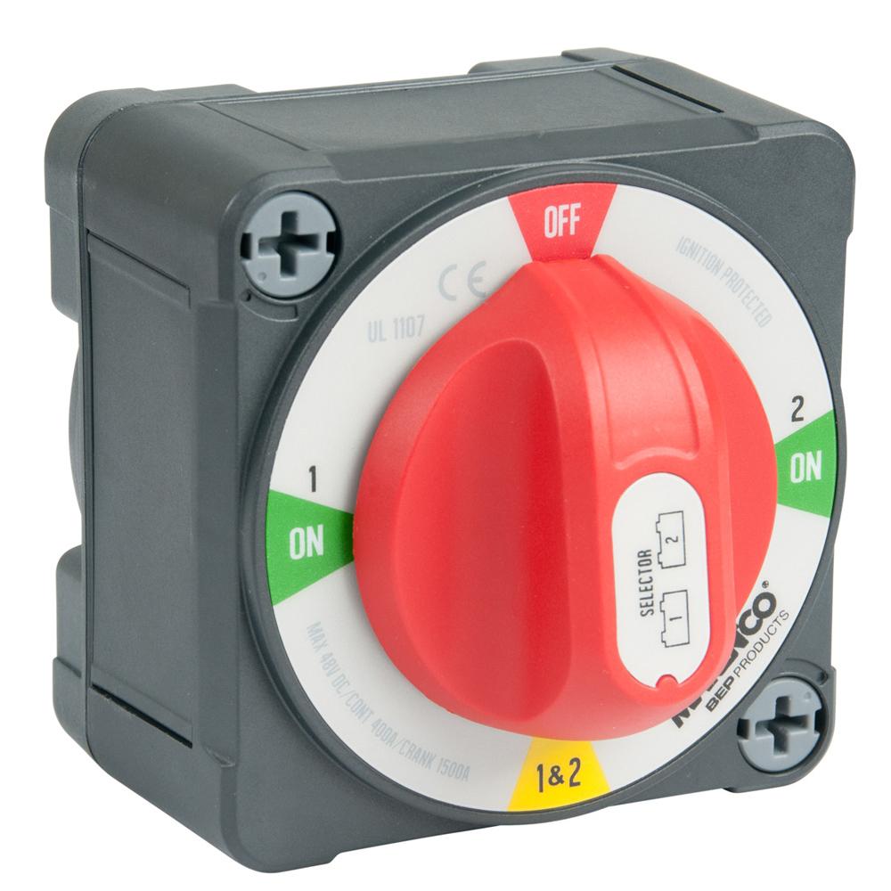 BEP Pro Installer 400A EZ-Mount Battery Selector Switch (1-2-Both-Off) - 771-S-EZ