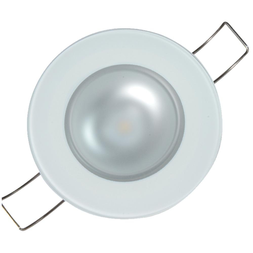 Lumitec - Mirage Flush Mount LED Down Light - Spectrum RGBW - Glass Bezel - 113197