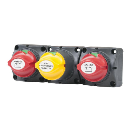 BEP Battery Distribution Cluster f/Single Engine w/Two Battery Banks    w/Motorized VSR - 80-716-0017-00