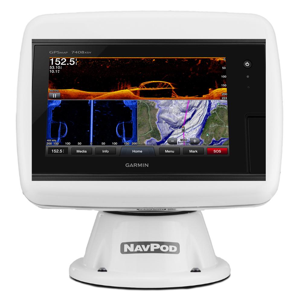 NavPod PP4800-20 PowerPod Pre-Cut f/Garmin 7408 / 7408xsv / 7608 / 7608xsv - PP4800-20