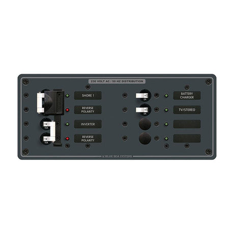 Blue Sea 8599 AC Toggle Source Selector (230V) - 2 Sources + 4 Positions - 8599