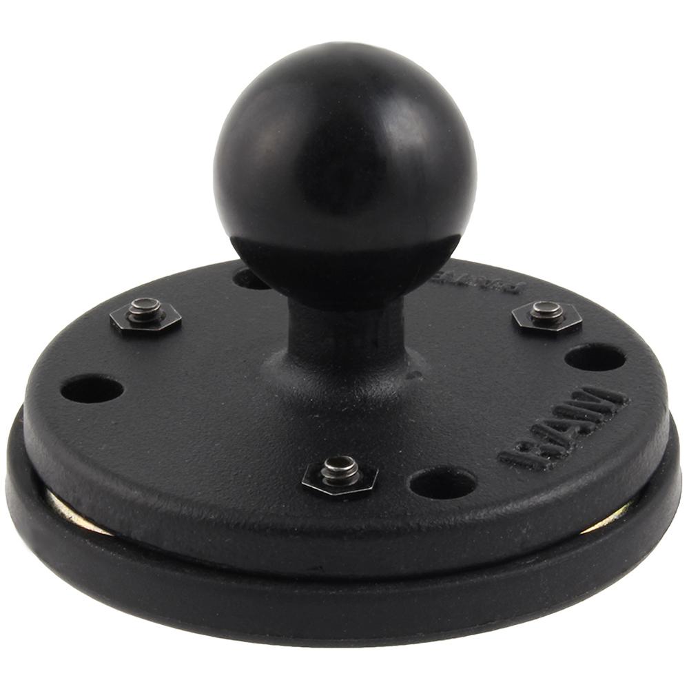 RAM Mount - Triple Magnetic 2.5" Round Base with 1" Ball - RAM-B-202-339U