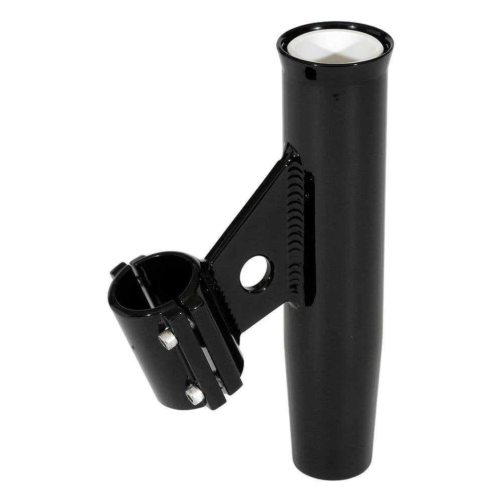 Lee's Clamp-On Rod Holder - Black Aluminum - Vertical Mount - Fits 1.050 O.D. Pipe - RA5001BK