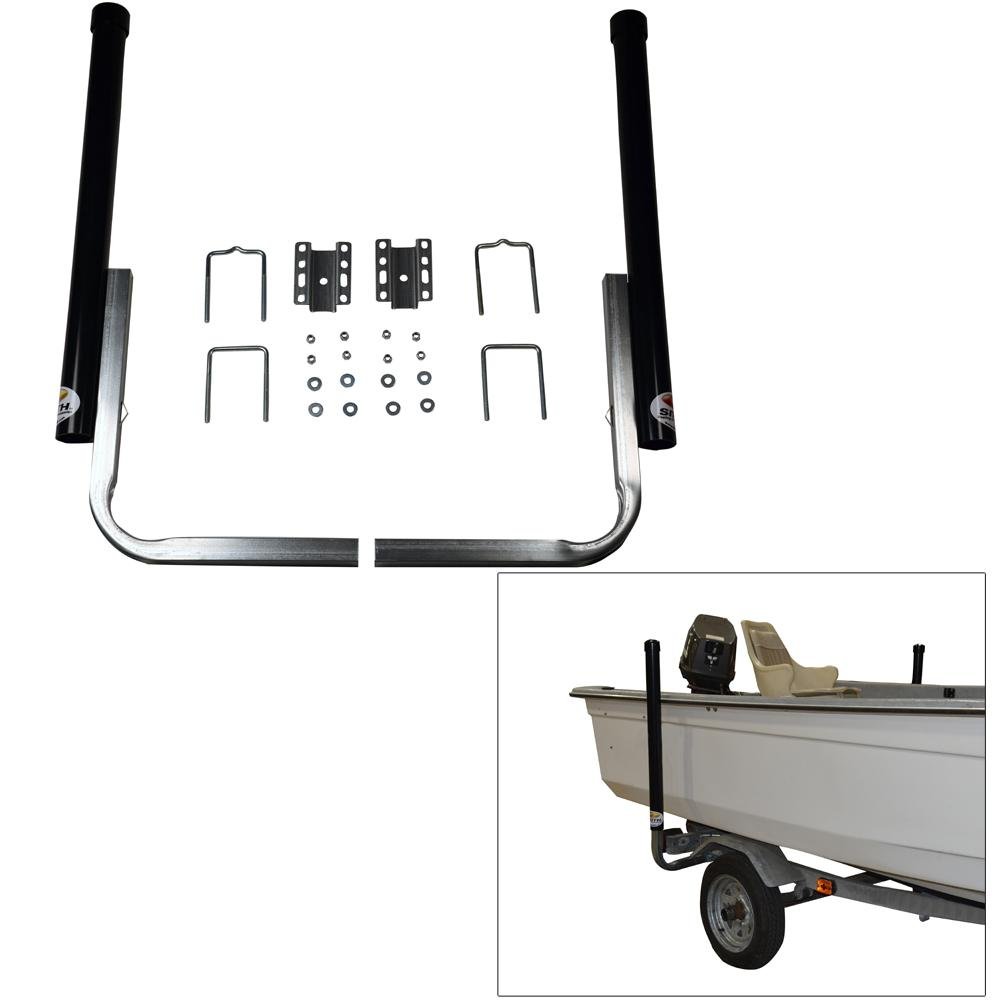 C.E. Smith 40" PVC Post Guide-On w/Unlighted Posts - Black - 27626