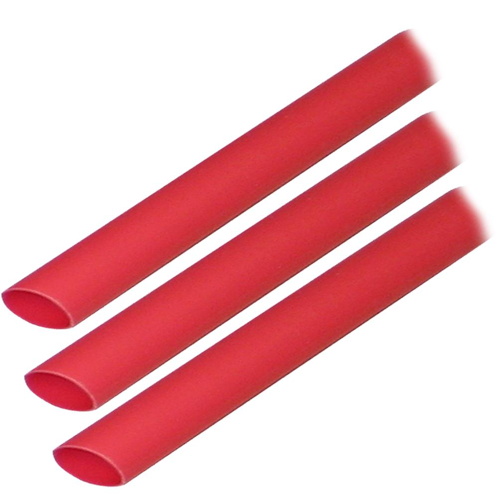 Ancor Adhesive Lined Heat Shrink Tubing (ALT) - 3/8" x 3" - Red - 304603