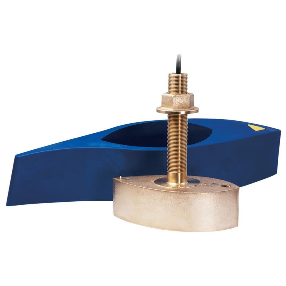 Furuno - 526T-HDN Bronze Broadband Thru-Hull Transducer w/ Temp and Hi-Speed Fairing Block, 1kW (No Plug) - 526TID-HDN