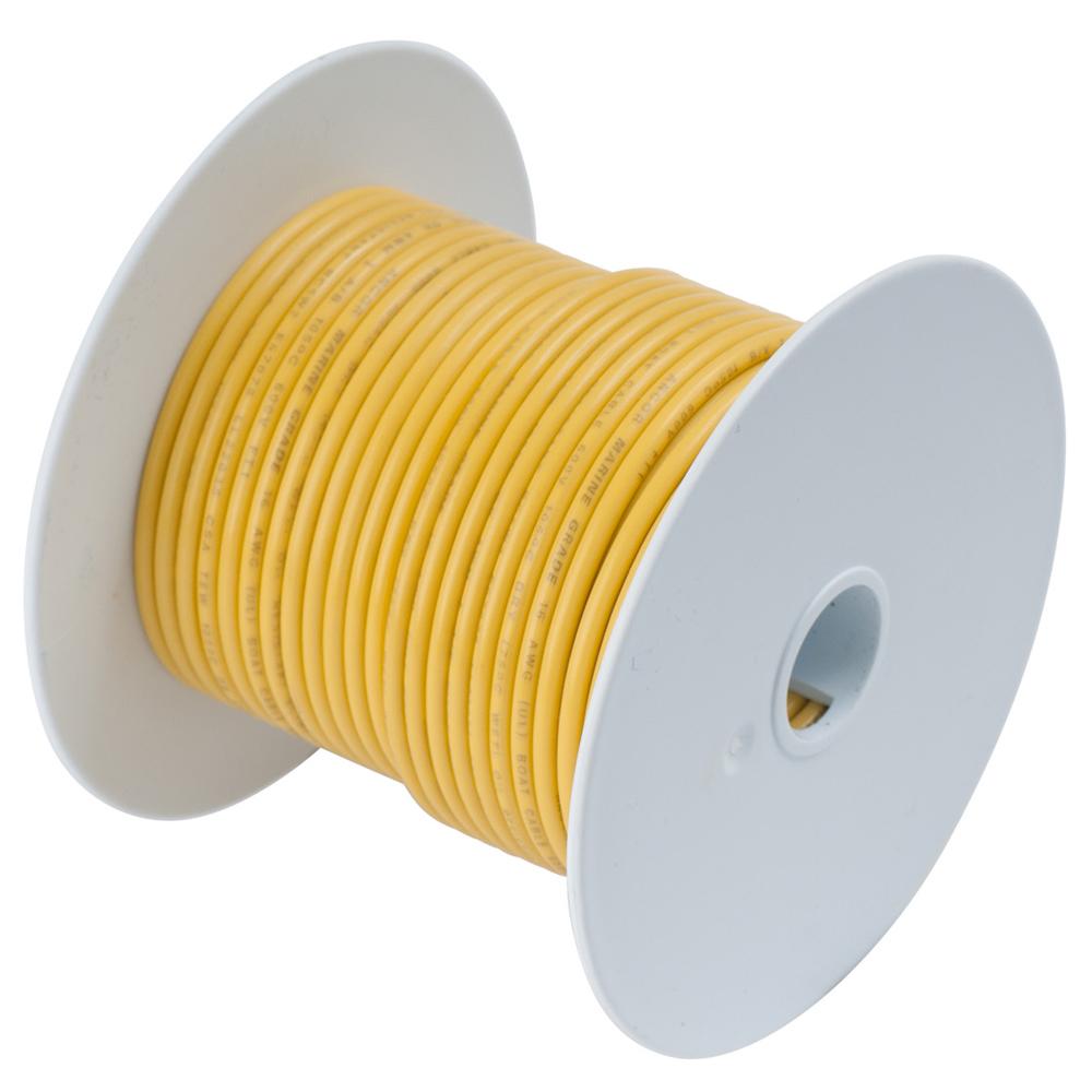 Ancor Yellow 16 AWG Tinned Copper Wire - 25' - 183003