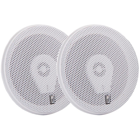 Poly-Planar - 6" Titanium Series 3-Way Marine Speakers - Pair - White - MA8506W