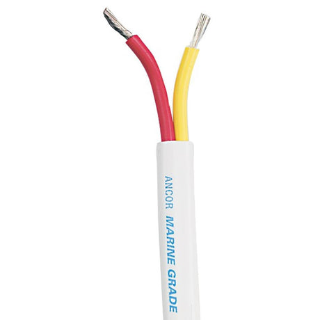 Ancor Safety Duplex Cable - 8/2 AWG - Red/Yellow - Flat - 50' - 123905