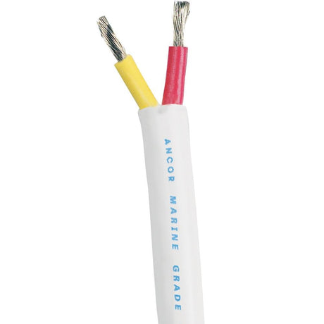 Ancor Safety Duplex Cable - 14/2 AWG - Red/Yellow - Round - 100' - 126510