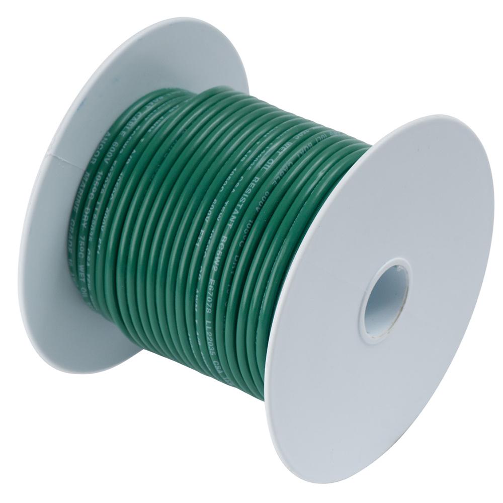 Ancor Green 12 AWG Tinned Copper Wire - 25' - 106302