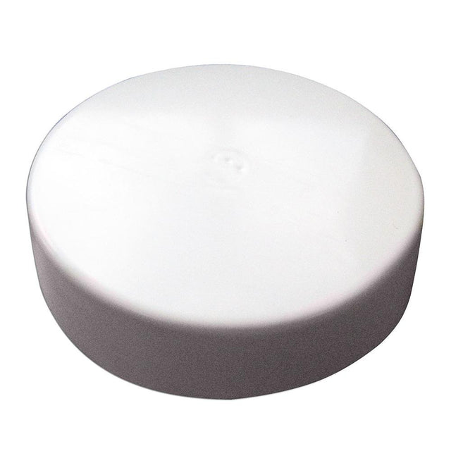 Monarch White Flat Piling Cap - 8" - WFPC-8