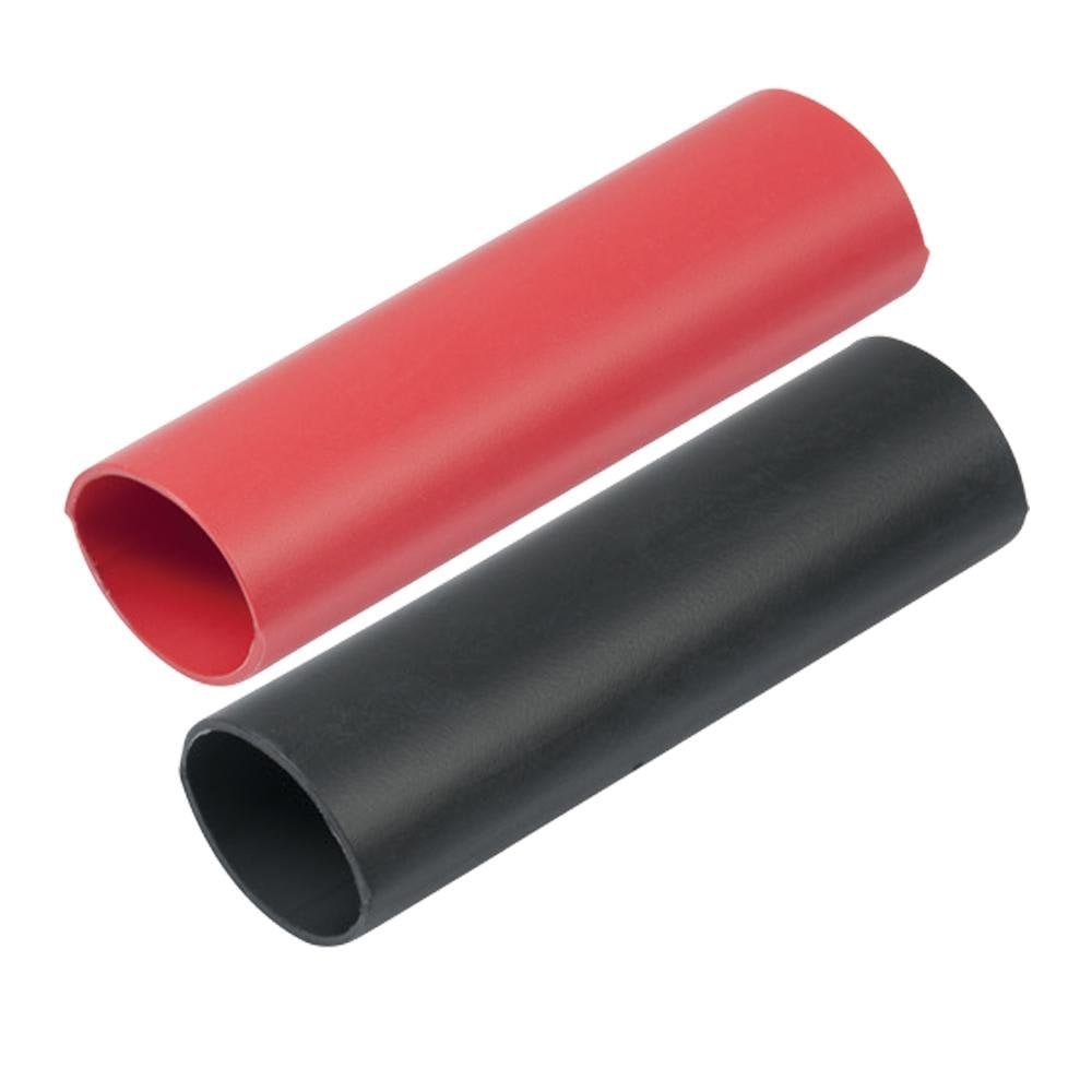 Ancor Heavy Wall Heat Shrink Tubing - 1" x 3" - 2-Pack - Black/Red - 327202