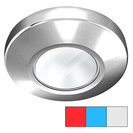 I2Systems - Tri-Light - LED Surface Light - Red, White & Blue - Brushed Nickel Finish - P1120Z-41HAE