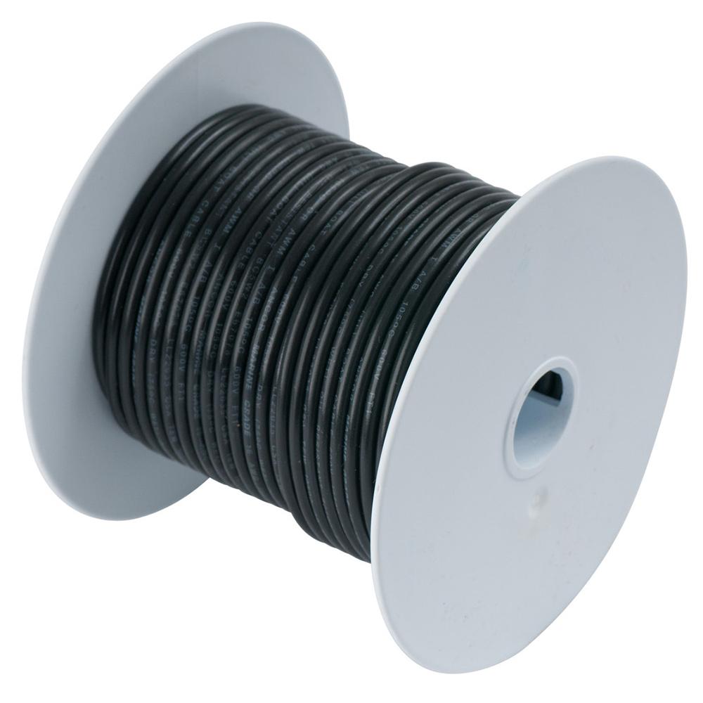 Ancor Black 8 AWG Tinned Copper Wire - 25' - 111002