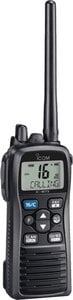 Icom - M73 Handheld VHF - 6 Watts - IPX8 Submersible - Black - M73 21