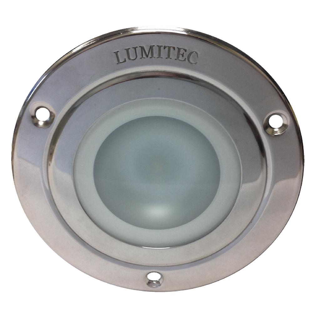 Lumitec - Shadow Flush Mount LED Down Light - Polished Finish - Spectrum RGBW - 114117