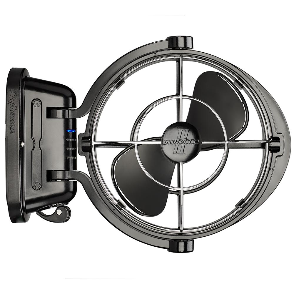 Caframo Sirocco II 3-Speed 7" Gimbal Fan - Black - 12-24V - 7010CABBX