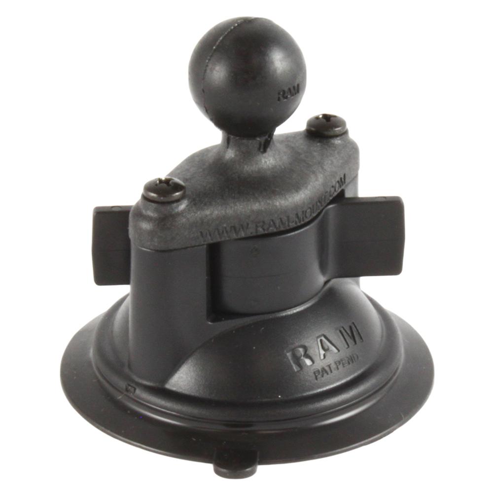 RAM Mount Composite 3.25" Diameter Suction Cup Base w/1" Ball - RAP-B-224-1U