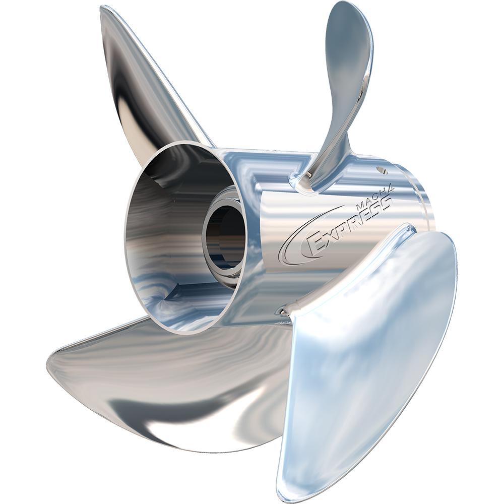 Turning Point - Express Mach4 Stainless Steel Propeller - Left Hand - 4-Blade - 13.5" x 15" - EX1/EX2-1315-4L - 31431540