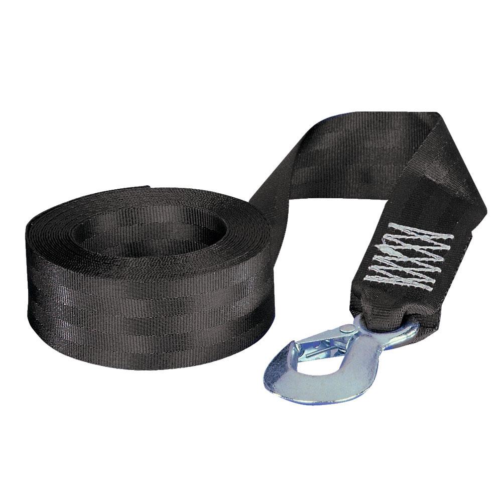 Fulton 2" x 20' Winch Strap w/Hook - 2,600lbs Max Load - 501202