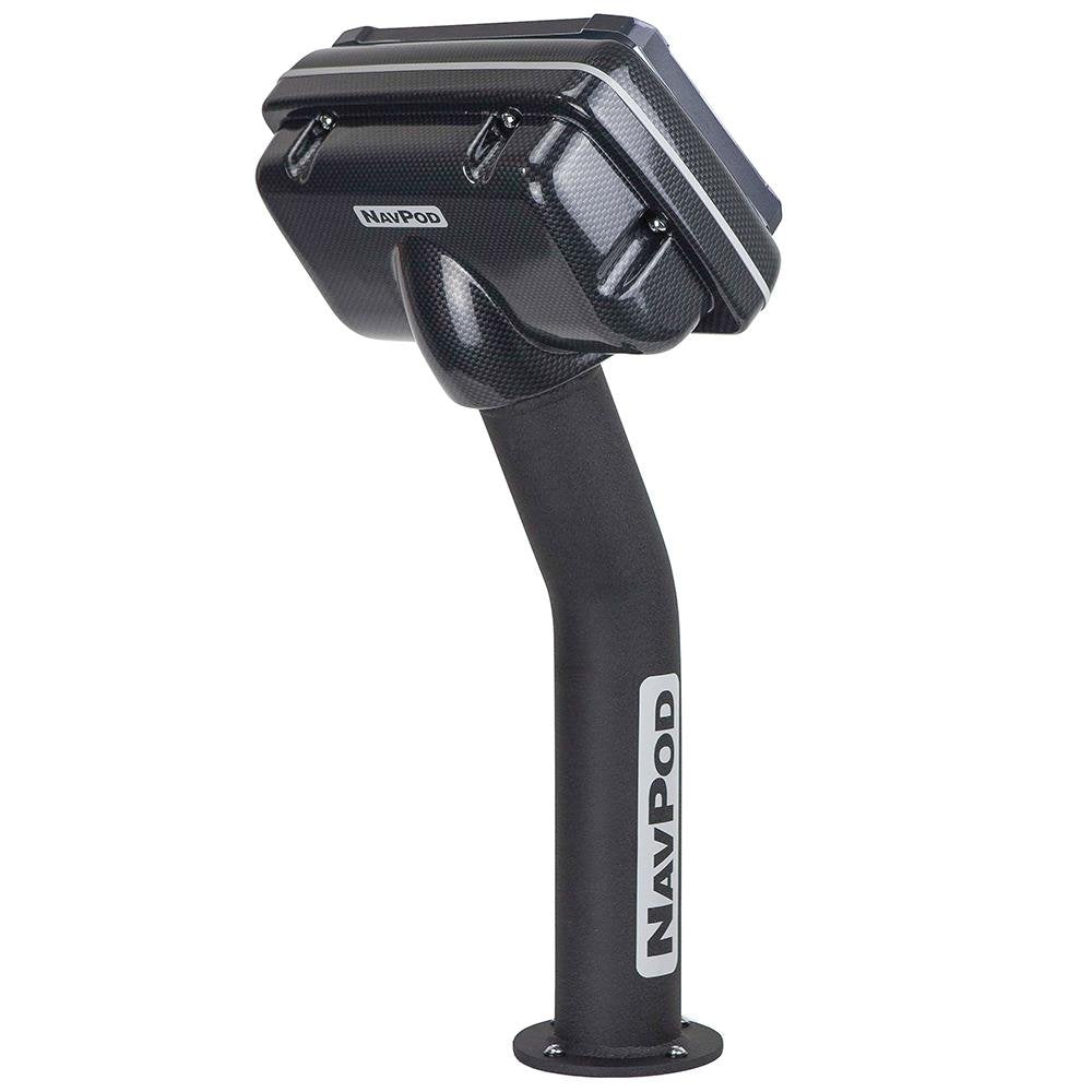 NavPod - PedestalPod Pre-Cut f/Simrad NSS9/BG Zeus2 9 - Carbon Black - PED4600-04-C