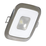 Lumitec - Mirage Square LED Down Light - White Dimming, Red/Blue Non-Dimming - Polished Bezel - 116118