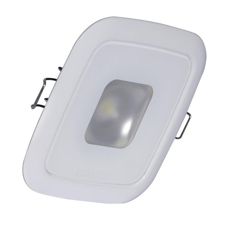 Lumitec - Mirage Square LED Down Light - Spectrum RGBW Dimming - White Bezel - 116127