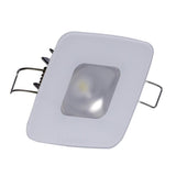 Lumitec - Mirage Square LED Down Light - White Dimming, Red/Blue Non-Dimming - Glass Housing - No Bezel - 116198