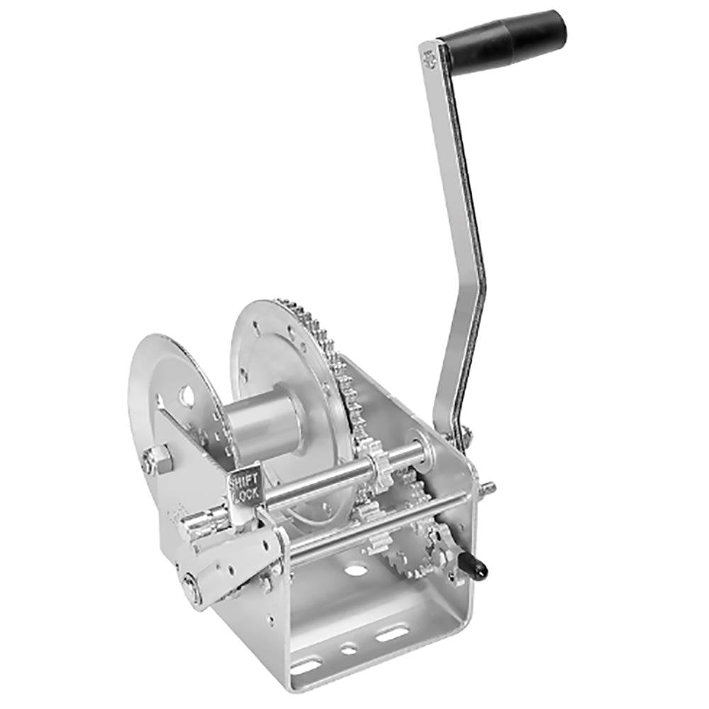 Fulton 2600lb 2-Speed Winch w/Hand Brake - 142411