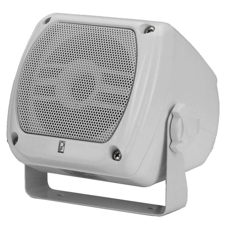 Poly-Planar - Subcompact Box Speaker - Pair - White - MA840W