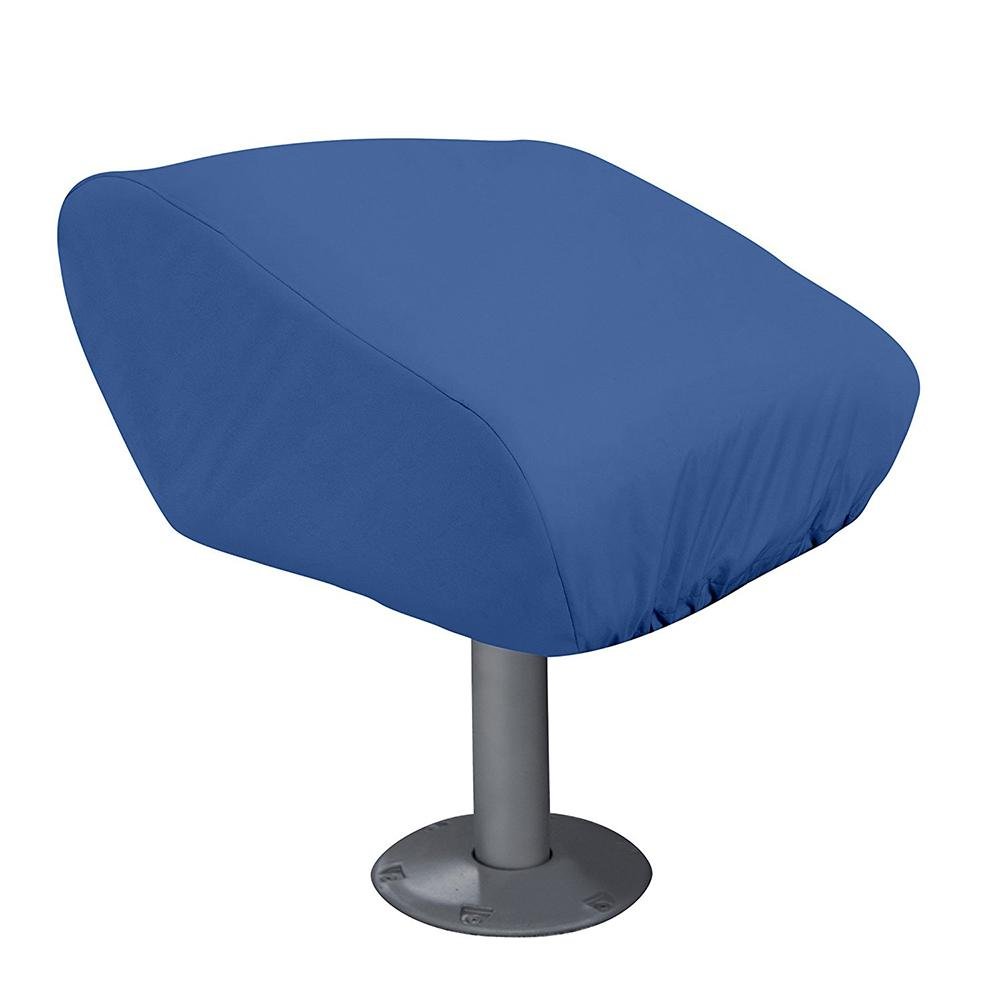 Taylor Made - Folding Pedestal Boat Seat Cover - Rip/Stop Polyester - Navy Blue - 14"H x 18"W x 20"D -  80220