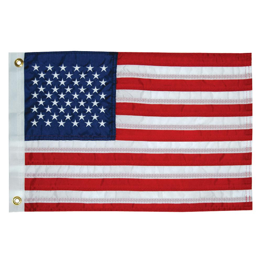 Taylor Made - Deluxe Sewn American Flag - 12" x 18" - 8418