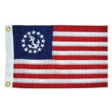 Taylor Made - Deluxe Sewn US Yacht Ensign Flag - 12 inch x 18 inch - 8118