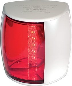 Hella Marine NaviLED PRO Port Navigation Lamp - 2nm - Red Lens/White Housing - 959900011