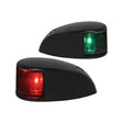 Hella Marine NaviLED Deck Mount Port & Starboard Pair - 2nm - Colored Lens/Black Housing - 980620801