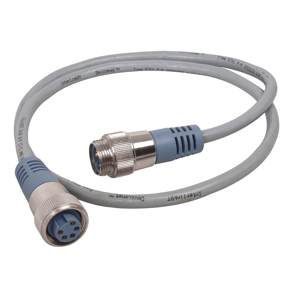 Maretron Mini Double Ended Cordset - Male to Female - 0.5M - Grey - NM-NG1-NF-00.5