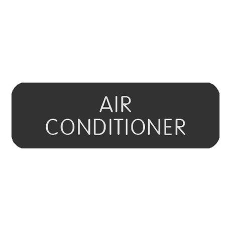 Blue SeaLarge Format Label - "Air Conditioner" - 8063-0026